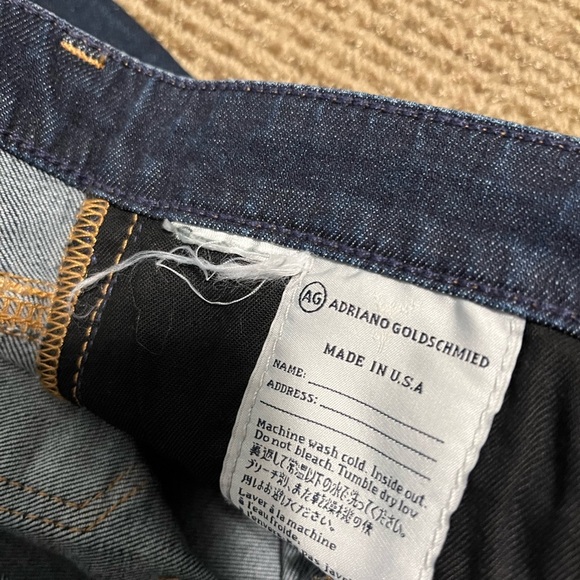 AG The Premiere Skinny Straight Dark Wash Low Rise Jeans - Picture 11 of 12